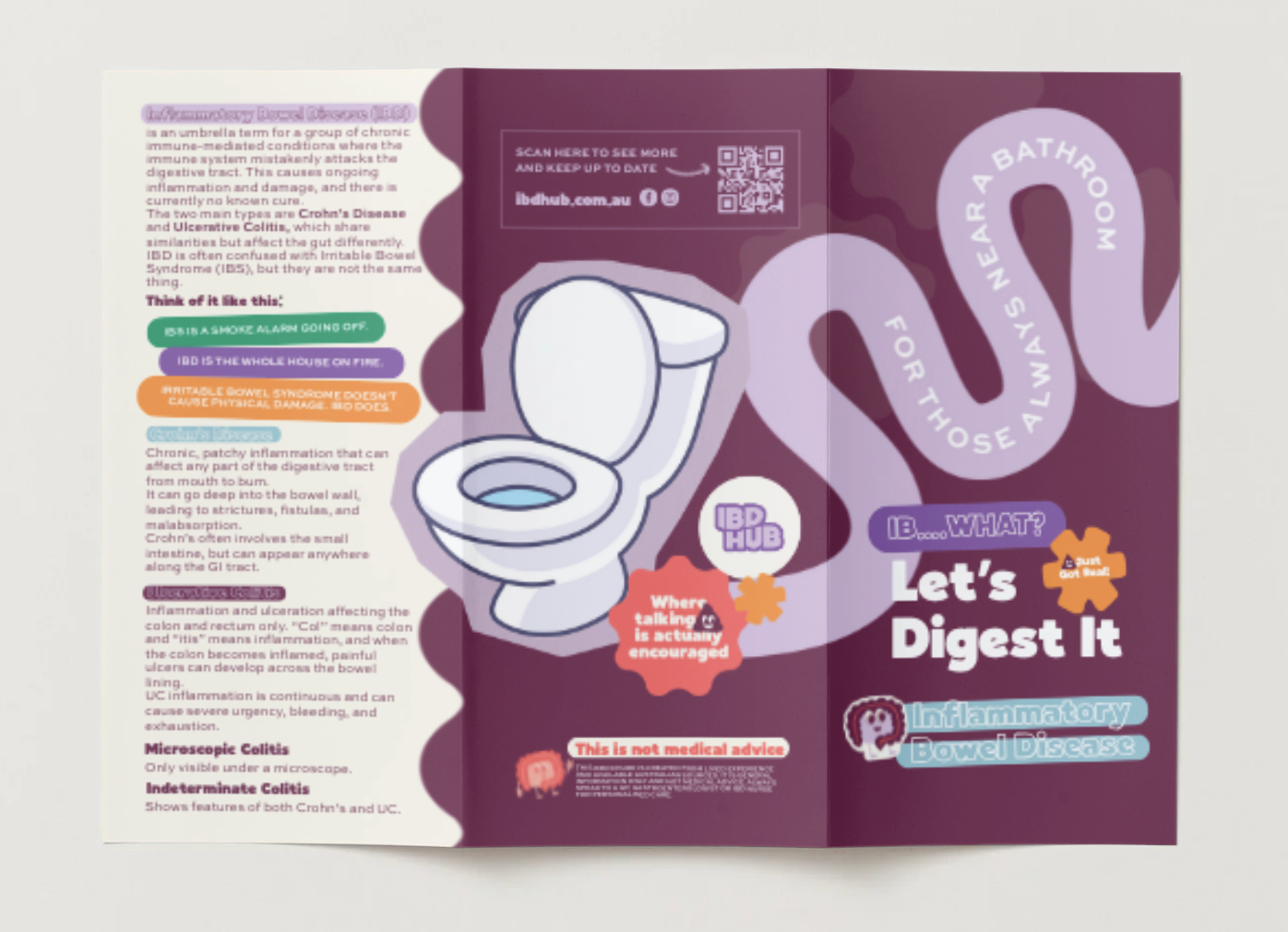 Let's Digest It! IBD Awareness Brochure