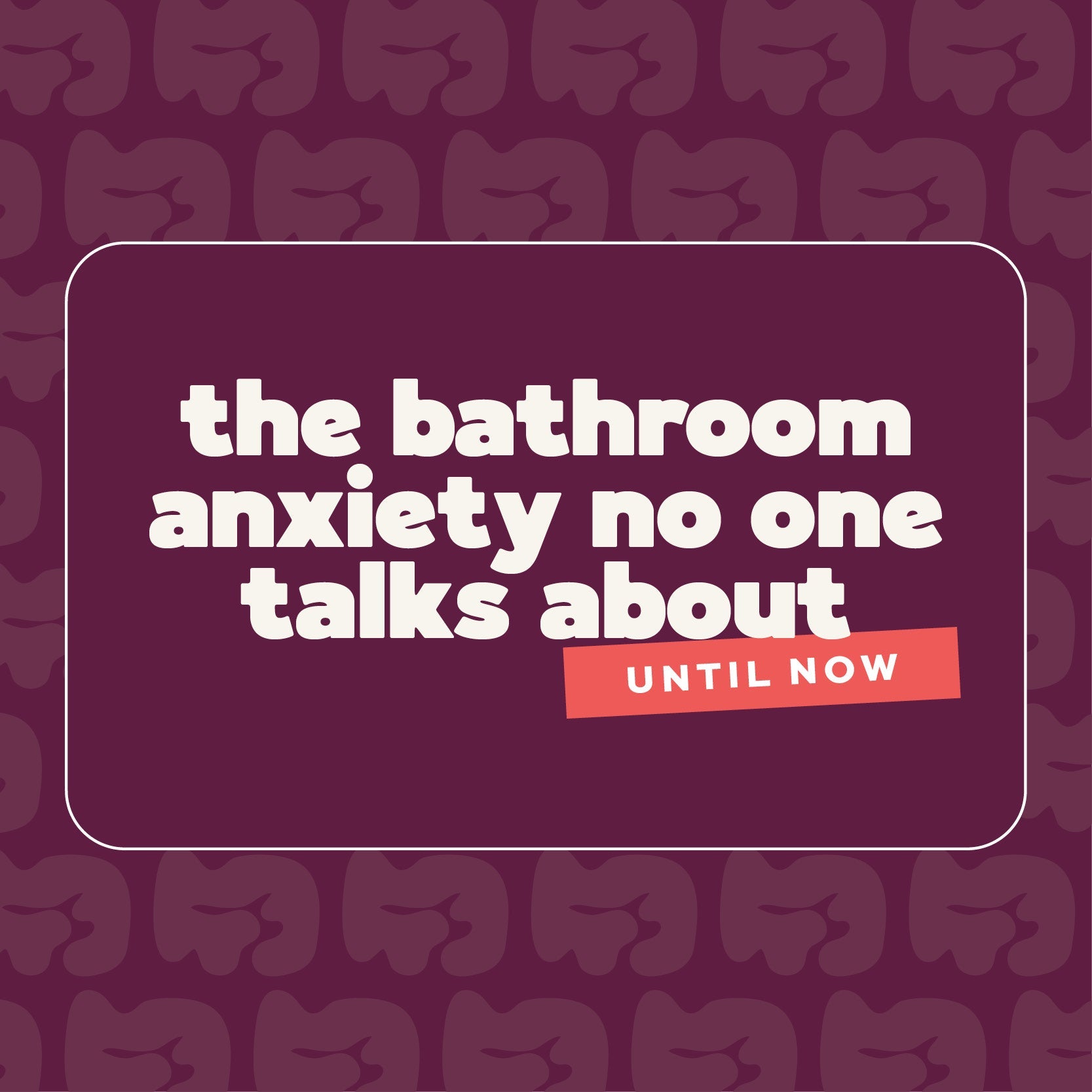 The Bathroom Anxiety No One Talks About (Until Now)